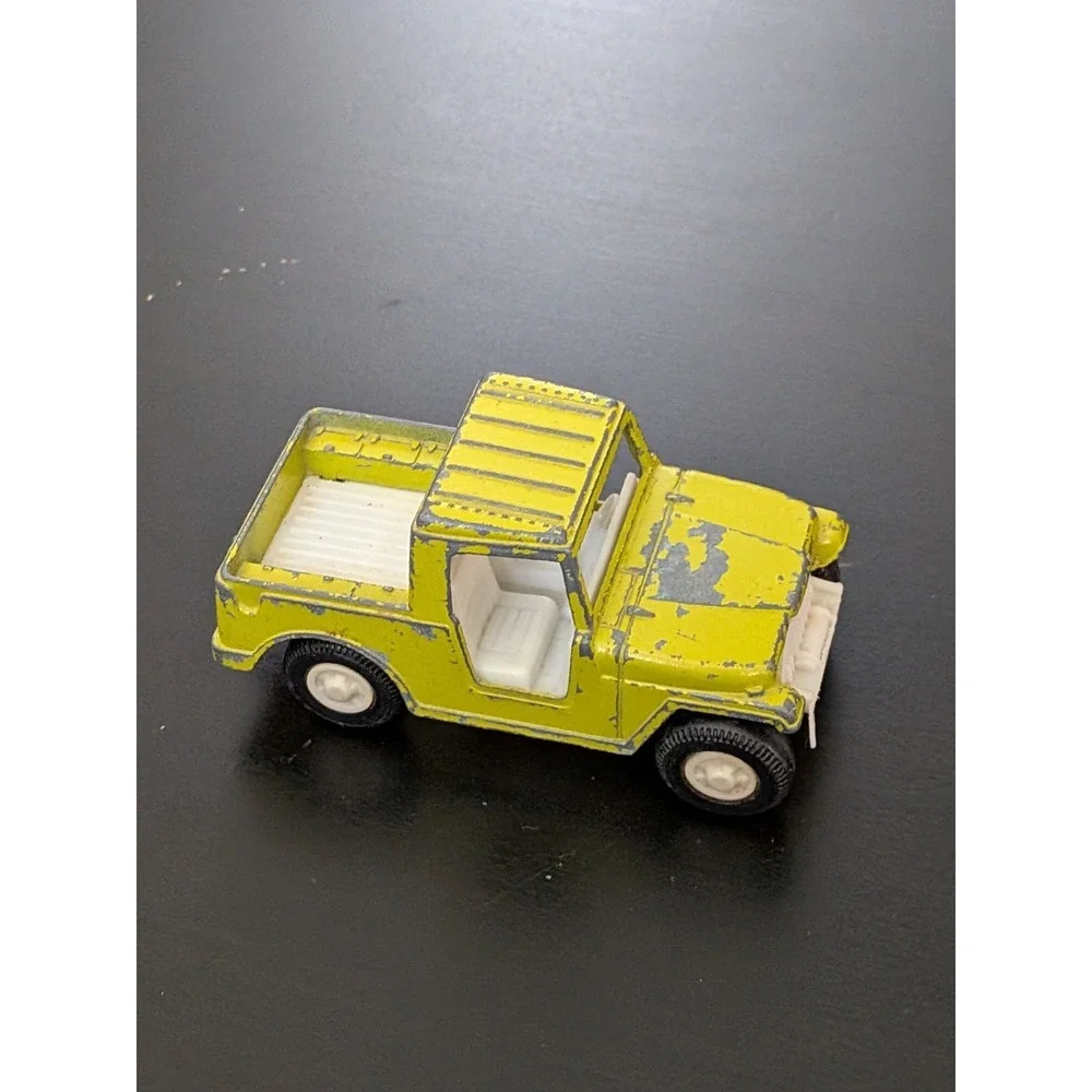 Vtg‎ Tootsietoy Diecast & Plastic Off Road Pick-Up Truck Hitch Toy Vehicle Green